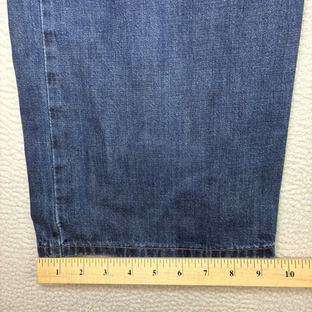 Levis‎ 569 Loose Straight Jeans Men 38x32 Blue Faded Skater Baggy Relaxed Y2K